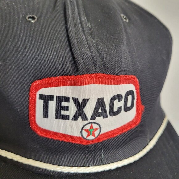 TEXACO gas oil Hat Snapback Baseball Vintage 80s Cap Retro Dad Trucker - Picture 3 of 11